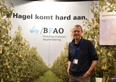 Gert-Jan van Dijk van BFAO-OFH mocht natuurlijk niet ontbreken voor de hagel verzekeringen